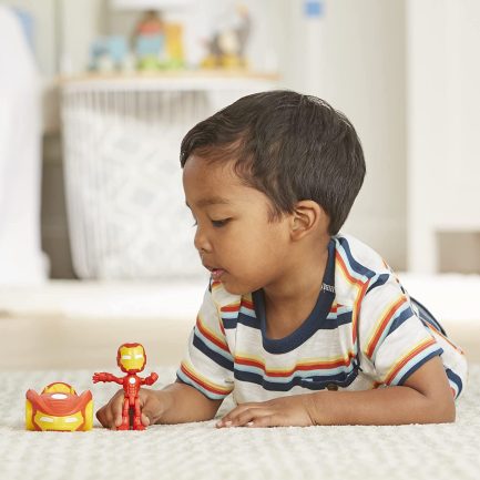 Παιχνιδολαμπάδα Hasbro Παιχνίδι Μινιατούρα Iron Man & Vehicle για 3+ Ετών (F3992) - Image 6