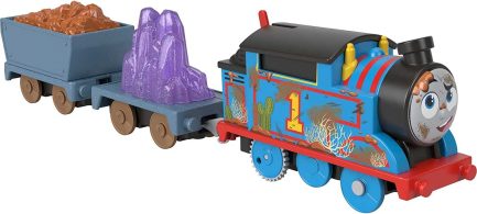 Fisher-Price Τόμας το Τρενάκι - Ο Τόμας στις Σπηλιές Κρυστάλλων Μηχανοκίνητα Τρένα με 2 Βαγόνια (HJV43) - Image 2