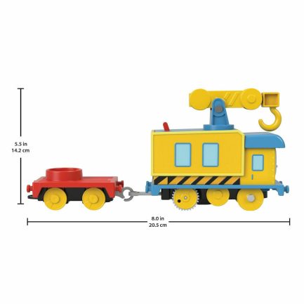Fisher-Price Τόμας το Τρενάκι - Carly the Crane Μηχανοκίνητο Τρένο με Βαγόνι (HDY71) - Image 5