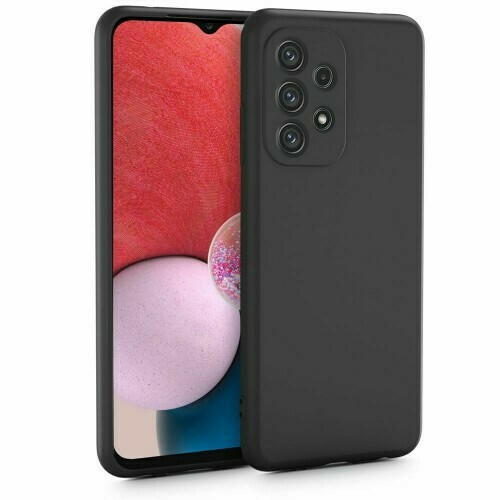 Θήκη Real Smooth Silicone Samsung Galaxy A13 4G SM-A135/A32 5G SM-A326B Black