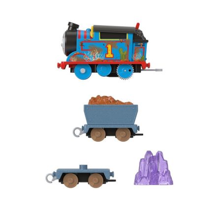 Fisher-Price Τόμας το Τρενάκι - Ο Τόμας στις Σπηλιές Κρυστάλλων Μηχανοκίνητα Τρένα με 2 Βαγόνια (HJV43) - Image 3