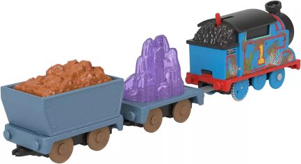 Fisher-Price Τόμας το Τρενάκι - Ο Τόμας στις Σπηλιές Κρυστάλλων Μηχανοκίνητα Τρένα με 2 Βαγόνια (HJV43) - Image 7