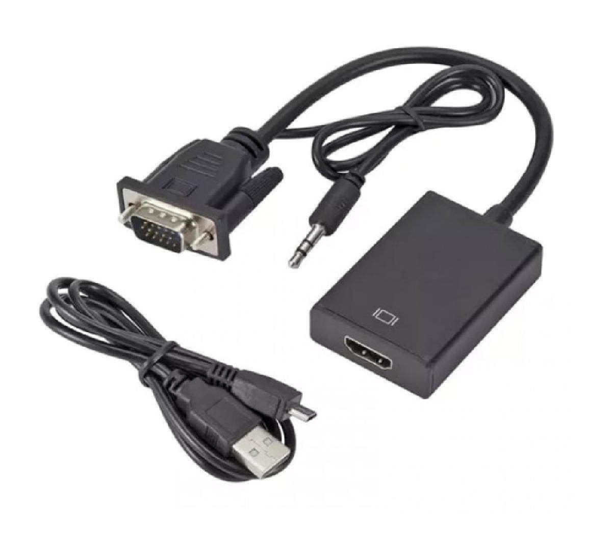 Powertech Μετατροπέας 3.5mm / VGA female σε HDMI male 1τμχ PTH-078