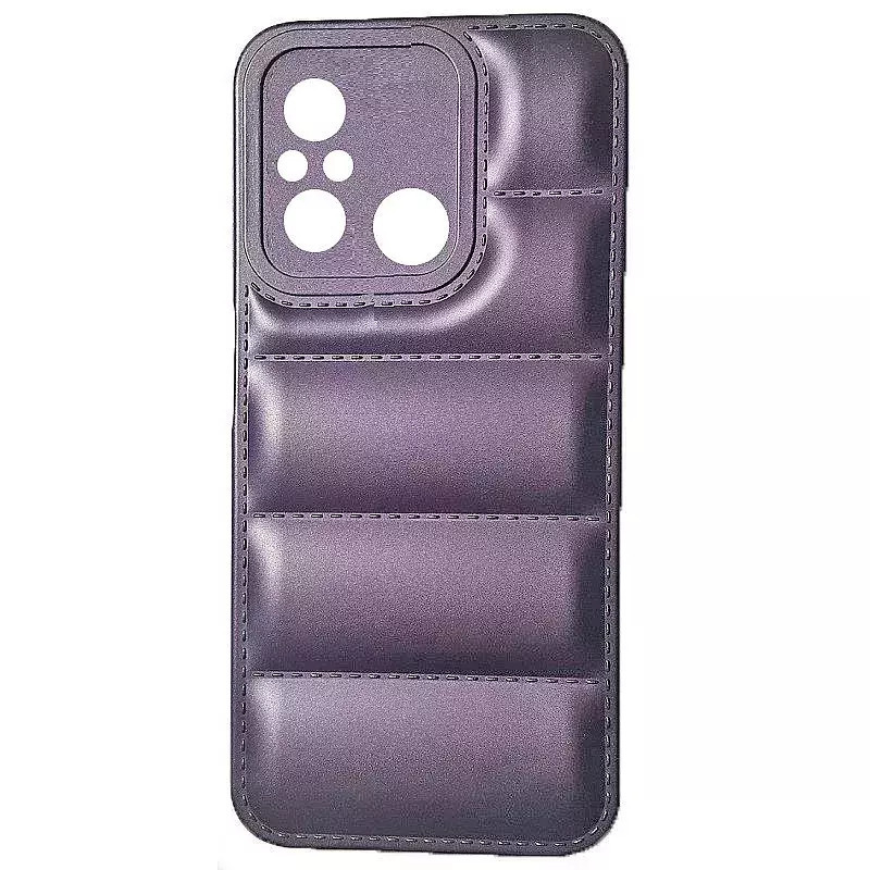 OEM Θήκη Πλάτης Σιλικόνης Puffer Jacket για Xiaomi Redmi 12C Χρώμα: Μώβ