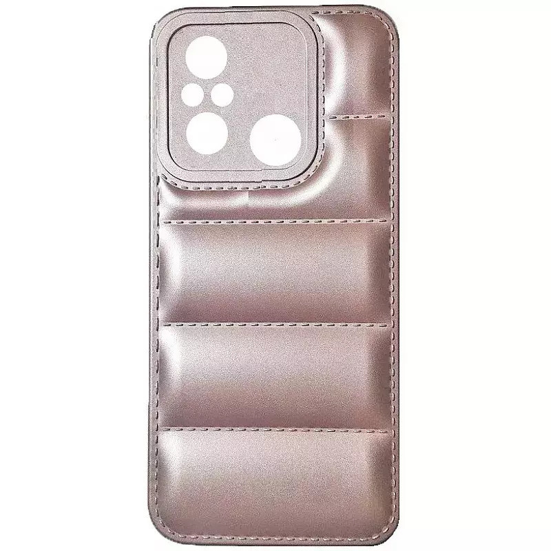 OEM Θήκη Πλάτης Σιλικόνης Puffer Jacket για Xiaomi Redmi 12C Χρώμα: Ρόζ Χρυσό