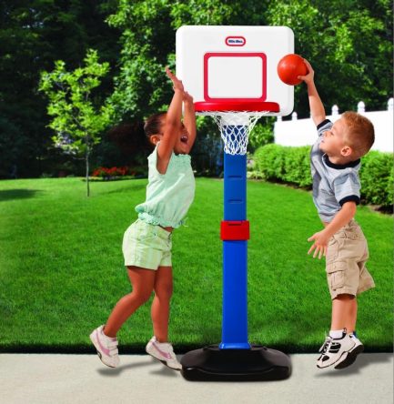 Little Tikes TotSports: Set Μπασκέτα Μικρή Εξωτερικού χώρου με Βάση και Μπάλα Easy Score (620836E3) - Image 3