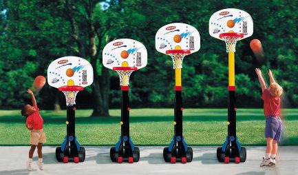 Little Tikes Little Tikes Παιδική Μπασκέτα Εξωτερικού χώρου με Βάση και Μπάλα Easy Store Set (από 3+ ετών) (433910060) - Image 6