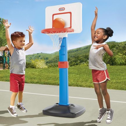Little Tikes TotSports: Set Μπασκέτα Μικρή Εξωτερικού χώρου με Βάση και Μπάλα Easy Score (620836E3) - Image 8