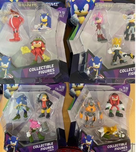 P.M.I. Sonic Prime - 3 Pack (S1) Collectible Figure (6.5cm) (Random) (SON2020) - Image 2