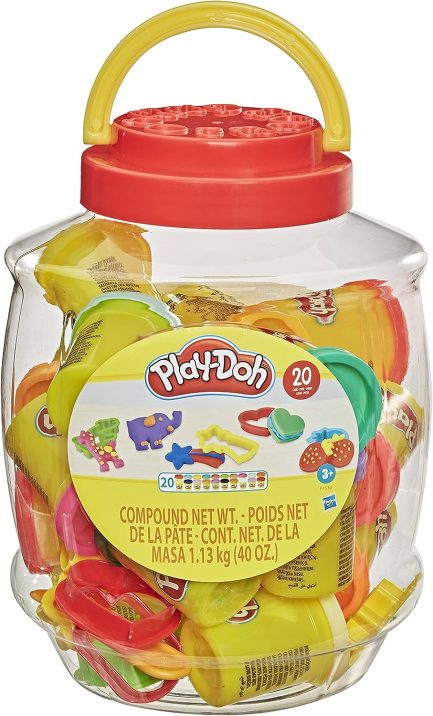 Hasbro Play-Doh 20 Βαζάκια Πλαστελίνης Bucket Of Fun για 3+ Ετών (F1530) - Image 3