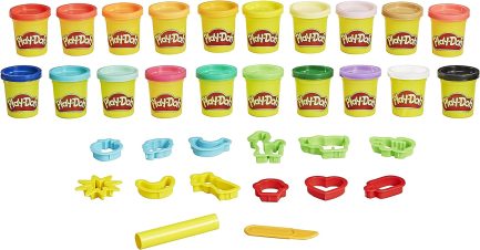 Hasbro Play-Doh 20 Βαζάκια Πλαστελίνης Bucket Of Fun για 3+ Ετών (F1530) - Image 4