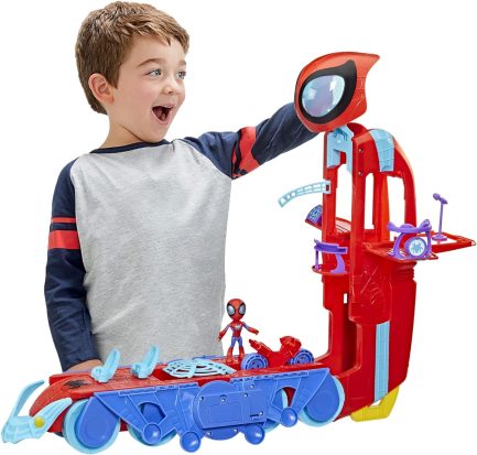 Παιχνιδολαμπάδα Hasbro Disney Junior Marvel: Spidey and his Amazing Friends - Spider Crawl-R (61cm ) (F3721) - Image 3