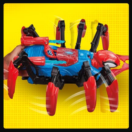 Hasbro : Spider-Man Marvel Crawl 'N Blast Spider, Car Playset Action Figure, 2-in-1 Blast Feature, (F7845) - Image 12