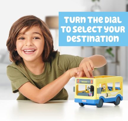Giochi Preziosi Παιχνίδι Μινιατούρα Bluey Bus για 3+ Ετών (BLY39010) - Image 3