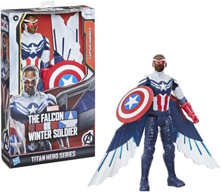 Marvel Hasbro: Avengers Marvel Studios Titan Hero Series Captain America Action Figure (F2075) - Image 3
