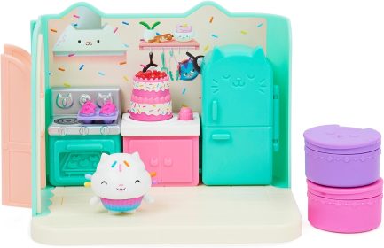 Spin Master Gabby's Dollhouse: Bakey with 'Cakey' Kitchen Deluxe Room Set (20130506) - Image 3