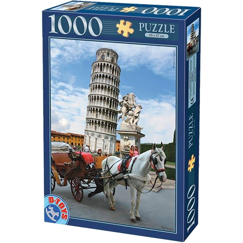 Puzzle Leaning Tower of Pisa 2D 1000 Κομμάτια (64288-03) D-Toys