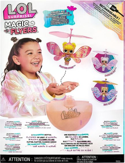 MGA Entertainment L.O.L. Surprise Magic Flyers - Flutter Star (Pink Wings) 593546EUC - Image 3
