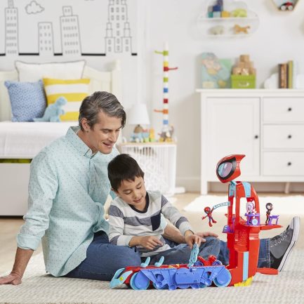 Παιχνιδολαμπάδα Hasbro Disney Junior Marvel: Spidey and his Amazing Friends - Spider Crawl-R (61cm ) (F3721) - Image 7
