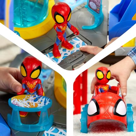 Spidey And His Amazing Friends Web Spinners Webquarters με Ήχους και Φως (F6723) - Image 6