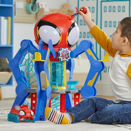 Spidey And His Amazing Friends Web Spinners Webquarters με Ήχους και Φως (F6723) - Image 7
