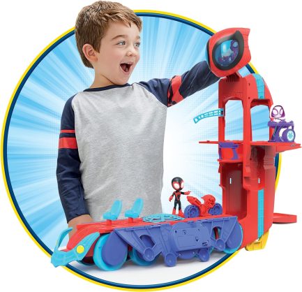 Παιχνιδολαμπάδα Hasbro Disney Junior Marvel: Spidey and his Amazing Friends - Spider Crawl-R (61cm ) (F3721) - Image 9
