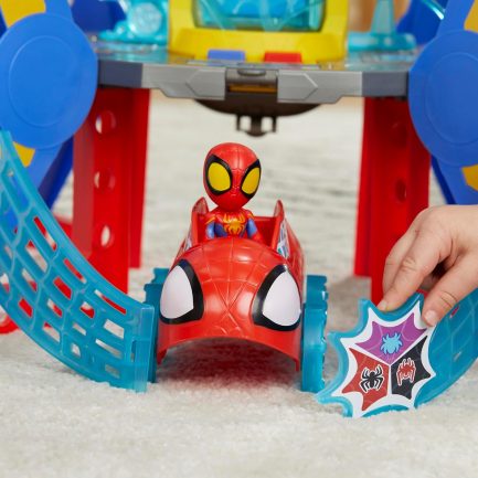 Spidey And His Amazing Friends Web Spinners Webquarters με Ήχους και Φως (F6723) - Image 10