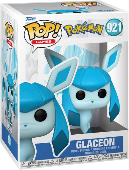 Funko Pop! Games: Pokemon - Glaceon #921 Vinyl Figure (889698690805) - Image 3