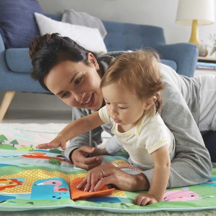 Παιχνιδολαμπάδα Fisher-Price Κατασκήνωση Μεγάλο Πάπλωμα Δραστηριοτήτων (GXR53) - Image 3