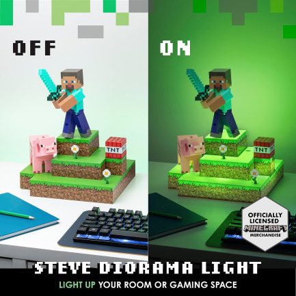 Paladone Minecraft - Διακοσμητικό Φωτιστικό Steve Diorama Light (PP9463MCF) - Image 2