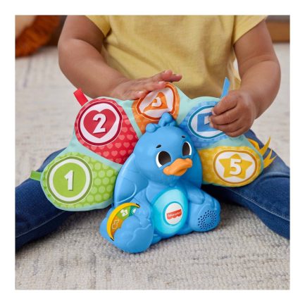 Fisher-Price Linkimals: Παγώνι, Το Χρωματιστούλι (Μιλάει Ελληνικά) (HNN84) - Image 4