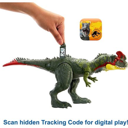Mattel Jurassic World: Gigantic Dino Trackers - Sinotyrannus Large Dinosaur Figure (HLP25) - Image 5