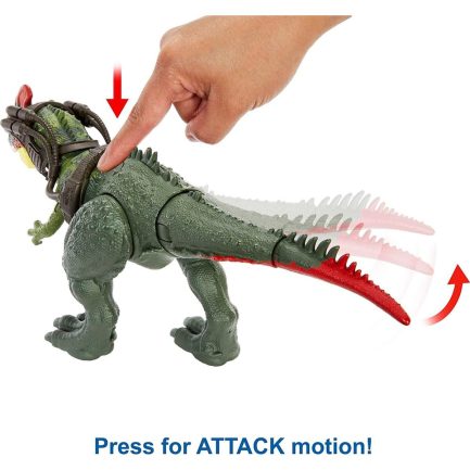 Mattel Jurassic World: Gigantic Dino Trackers - Sinotyrannus Large Dinosaur Figure (HLP25) - Image 7