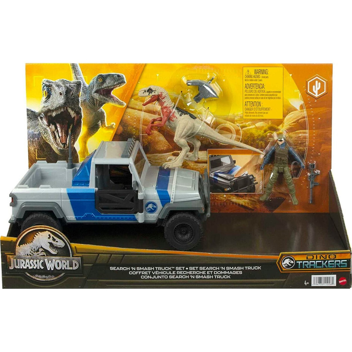 Mattel Jurassic World: Dino Trackers - Όχημα Ανίχνευσης και Μεταφοράς Σετ (HKY13) - Image 4
