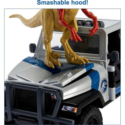 Mattel Jurassic World: Dino Trackers - Όχημα Ανίχνευσης και Μεταφοράς Σετ (HKY13) - Image 6