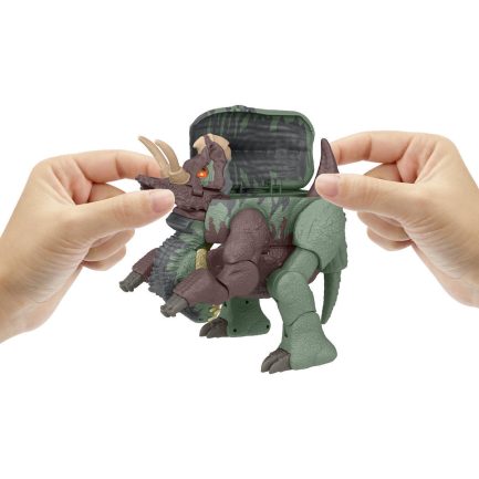 Mattel Jurassic World: Fierce Changers Massive Stretch - Giganotosaurus & Nasutoceratops (HPD34) - Image 2
