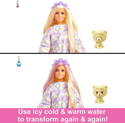 Παιχνιδολαμπάδα Mattel Barbie: Cutie Reveal - Λιονταράκι (HKR06) - Image 4