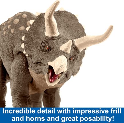 Mattel Jurassic World: Dino Trackers Habitat Defender - Triceratops (HPP88) - Image 3