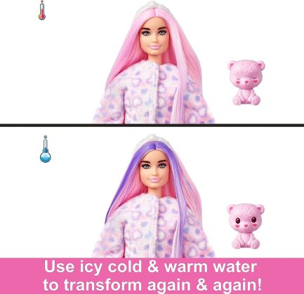 Παιχνιδολαμπάδα Mattel Barbie: Cutie Reveal - Αρκουδάκι (HKR04) - Image 4