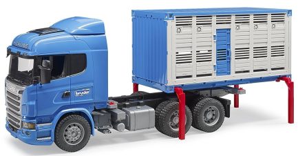 Bruder Φορτηγό Scania R για μεταφορά ζώων για 4+ Ετών (BR003549) - Image 5