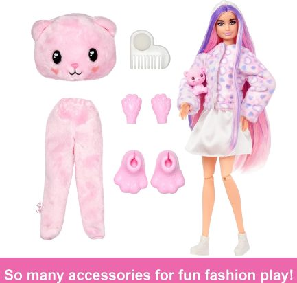 Παιχνιδολαμπάδα Mattel Barbie: Cutie Reveal - Αρκουδάκι (HKR04) - Image 5
