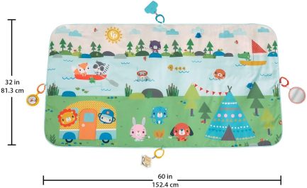 Παιχνιδολαμπάδα Fisher-Price Κατασκήνωση Μεγάλο Πάπλωμα Δραστηριοτήτων (GXR53) - Image 6