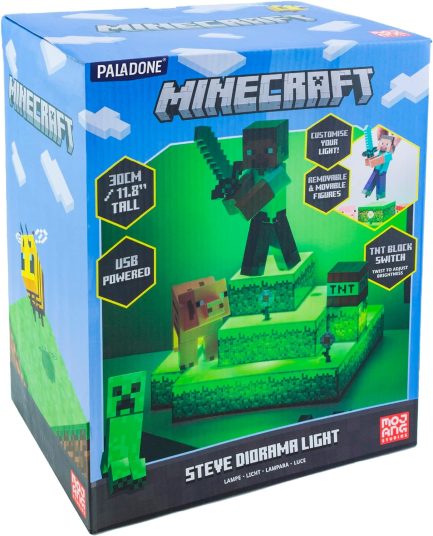 Paladone Minecraft - Διακοσμητικό Φωτιστικό Steve Diorama Light (PP9463MCF) - Image 7