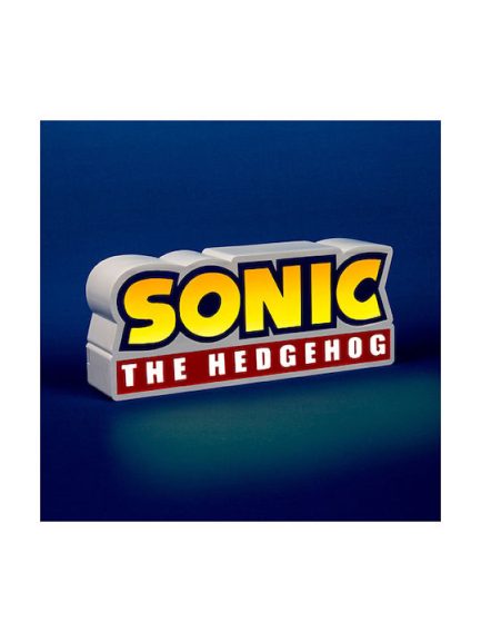 Fizz Creations Παιδικό Διακοσμητικό Φωτιστικό Sonic Hedgehog Logo Κίτρινο 23x6x13εκ. (320004) - Image 5