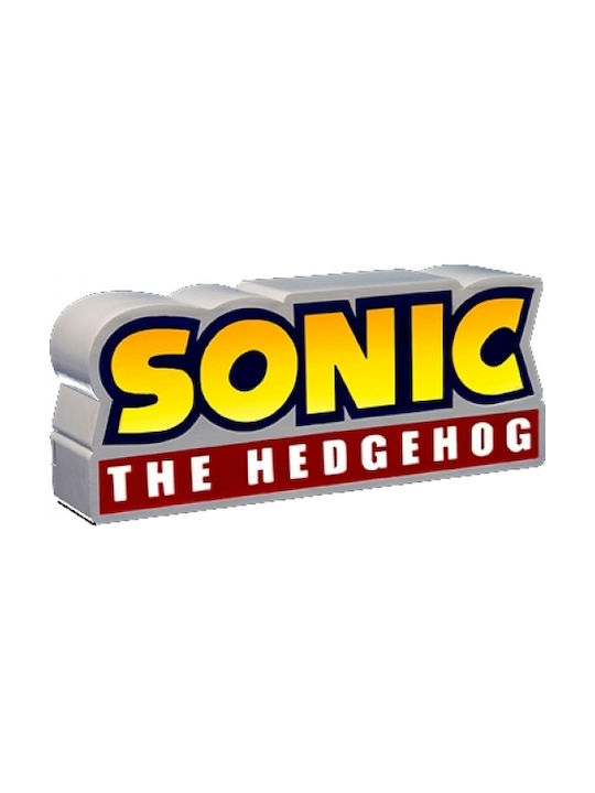Fizz Creations Παιδικό Διακοσμητικό Φωτιστικό Sonic Hedgehog Logo Κίτρινο 23x6x13εκ. (320004) - Image 6