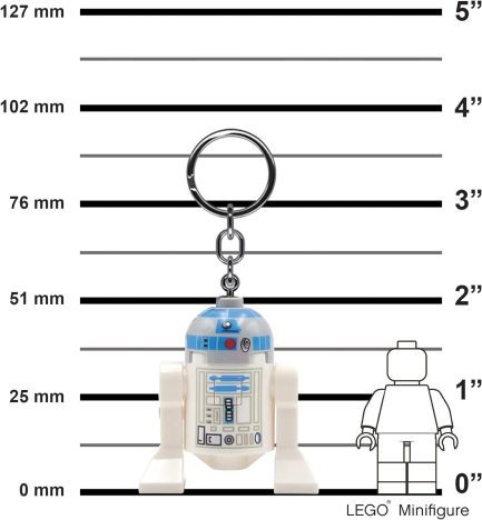 LEGO Star Wars Light-R2-D2-2 Keychain -Μπρελόκ με Φακό Led (KE21H) - Image 3