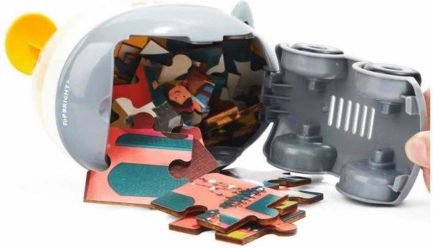Ξύλινο Παιδικό Puzzle Ελικόπτερο 24pcs για 3+ Ετών Top Bright (130911) - Image 4