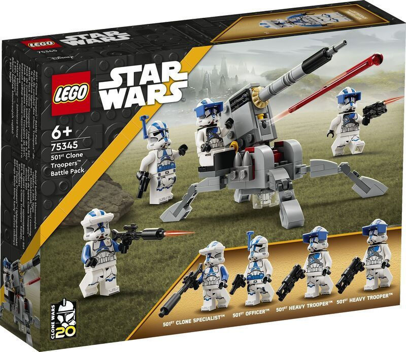 LEGO® Star Wars™: Πακέτο Μάχης Στρατιωτών Κλώνων™ της 501ης (75345)