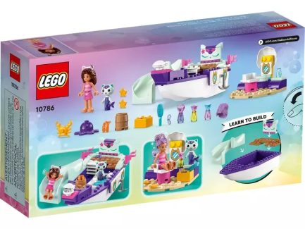 LEGO Gabby's Dollhouse Gabby & Mercat's Ship & Spa (10786) - Image 2