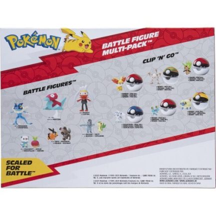 Jazwares Pokemon Μινιατούρες Σετ με 6 Φιγούρες (Pichu, Piplup, Chimchar, Turtwig, Deino & Jigglypuff) Wave 5 (JW002469-W05/PKW3061) - Image 2